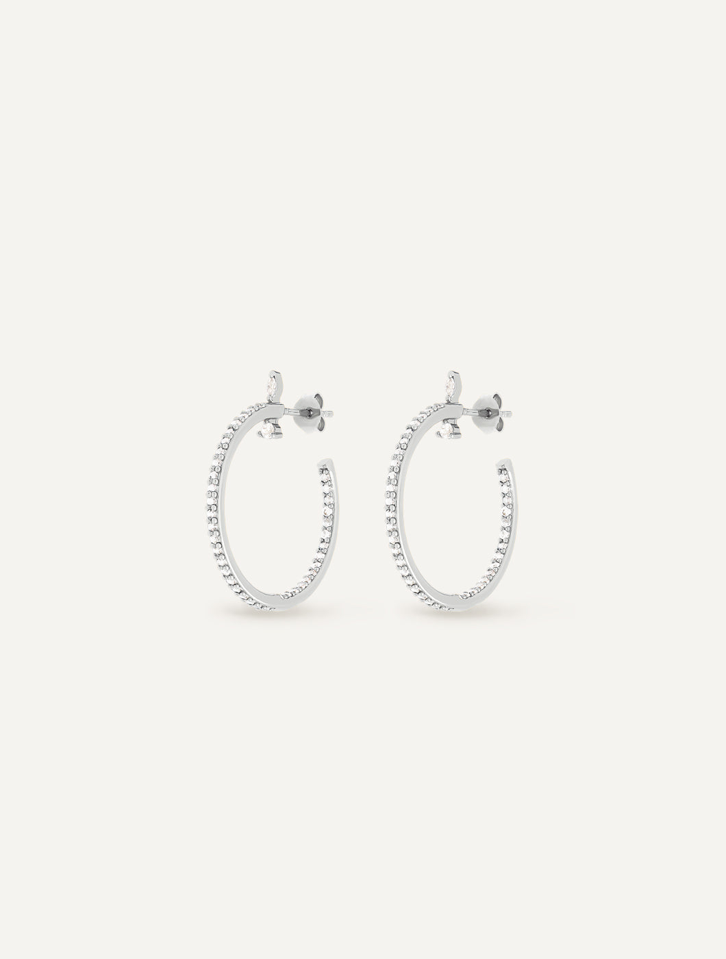 SPARKLY PAPAYA HOOPS